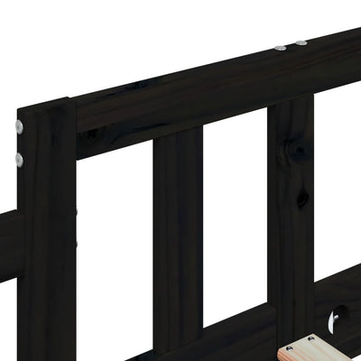 Musta sohvasänky Stereana 90x190cm (mänty)