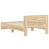 Sonoma-tammi sängynrunko päädyllä Dariu 100x200cm (puinen)