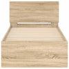Sonoma-tammi sängynrunko päädyllä Dariu 75x190cm (puinen)