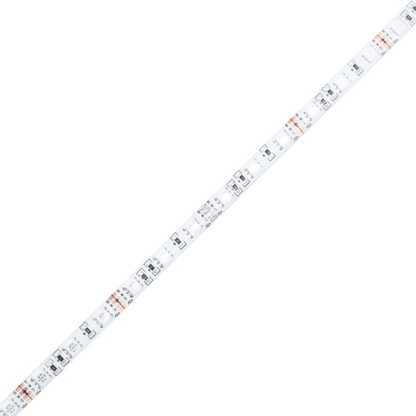 Sängynrunko päädyllä ja LED-valoilla valkoinen 100x200 cm