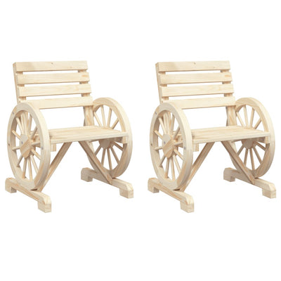 Puutarhatuolit Vester 58x58x78,5cm (2 kpl, kuusi)