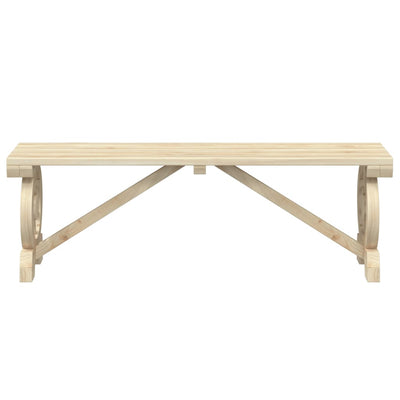 Puutarhapenkki 115 cm täysi kuusi