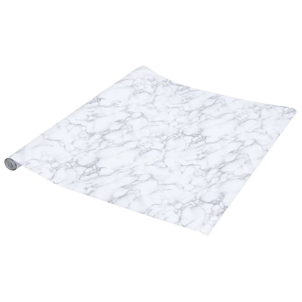 Itsekiinnittyvä kalustetarra marmorinvalkoinen 90x500 cm PVC