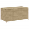Beige puutarhan säilytyslaatikko Dulcineia 190 l (polyrottinki)