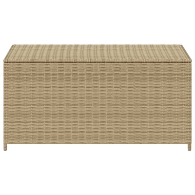 Puutarhan säilytyslaatikko beige sekoitus 190 l polyrottinki