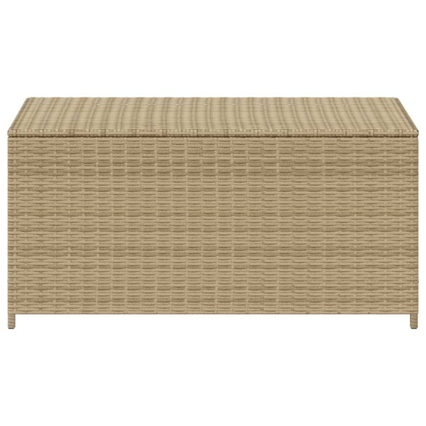 Beige puutarhan säilytyslaatikko Dulcineia 190 l (polyrottinki)