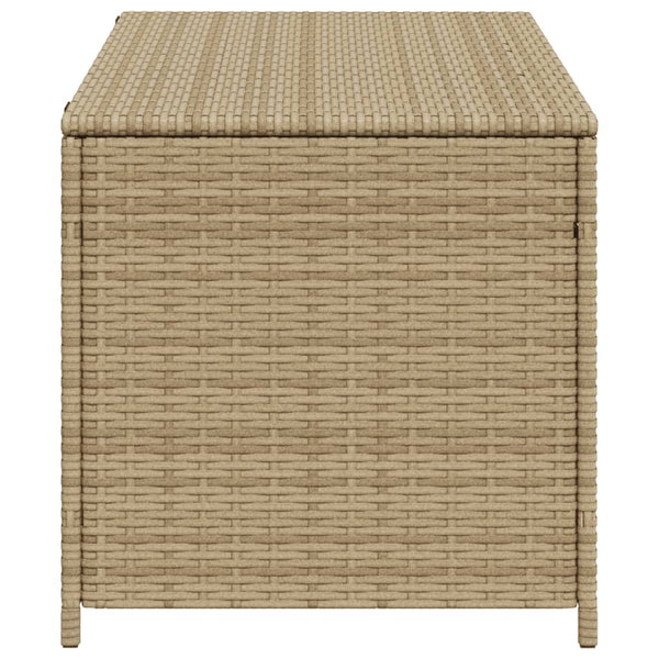 Beige puutarhan säilytyslaatikko Dulcineia 190 l (polyrottinki)