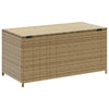 Beige puutarhan säilytyslaatikko Dulcineia 190 l (polyrottinki)