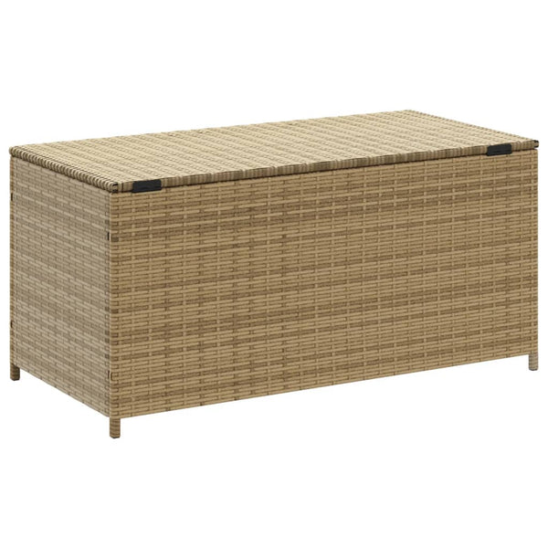 Beige puutarhan säilytyslaatikko Dulcineia 190 l (polyrottinki)