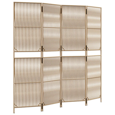 Tilanjakaja 4 paneelia beige polyrottinki