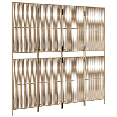 Tilanjakaja 4 paneelia beige polyrottinki