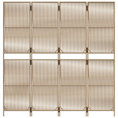 Tilanjakaja 4 paneelia beige polyrottinki