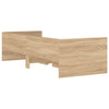 Sonoma-tammi sängynrunko laatikoilla Bartalan 90x200cm