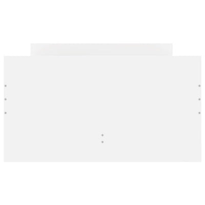 Valkoinen sängynrunko laatikoilla Geczi 90x200cm