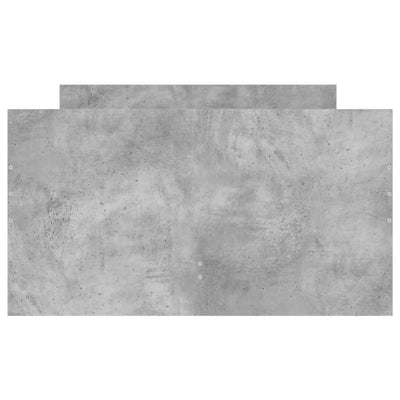Sängynrunko laatikoilla betoninharmaa 75x190 cm Small Single