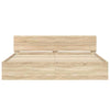 Sonoma-tammi sängynrunko päädyllä Dariu 180x200cm