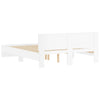 Valkoinen sängynrunko päädyllä Dariu 140x200cm