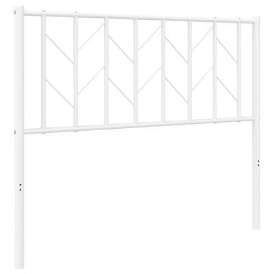 Valkoinen metallinen sängynpääty Evangheniea 100cm