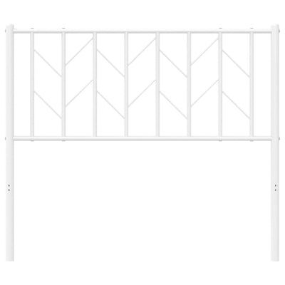 Valkoinen metallinen sängynpääty Evangheniea 100cm