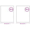 Heijastavat aurinkokalvot 3 kpl hopea PVC