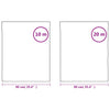 Heijastavat aurinkokalvot 3 kpl hopea PVC