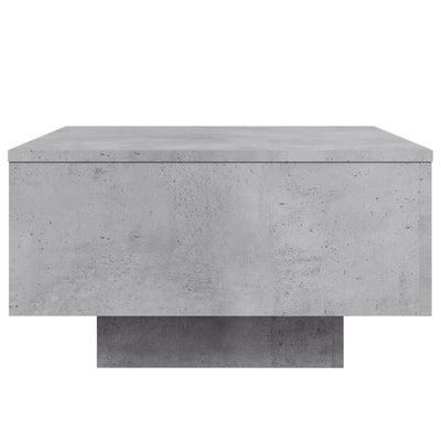 Sohvapöytä betoninharmaa 55x55x31 cm tekninen puu