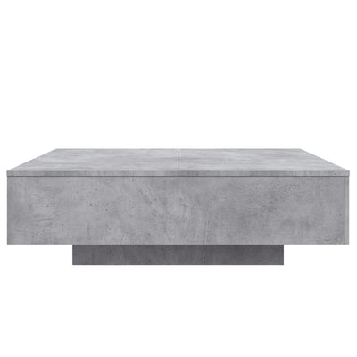 Sohvapöytä betoninharmaa 100x100x31 cm tekninen puu