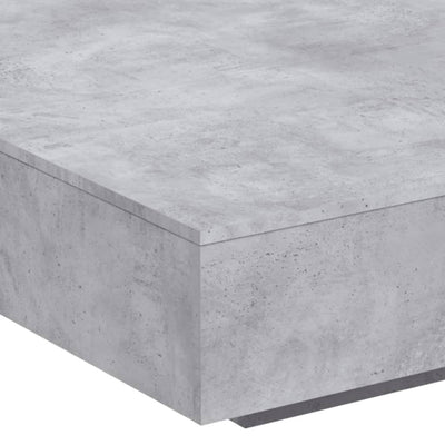 Sohvapöytä betoninharmaa 100x100x31 cm tekninen puu
