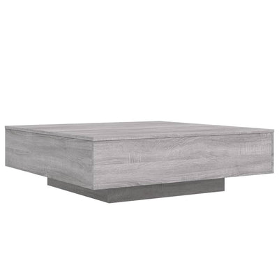Sohvapöytä harmaa Sonoma 100x100x31 cm tekninen puu