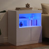 Senkki LED-valoilla valkoinen 60,5x37x67 cm