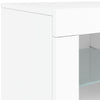 Senkki LED-valoilla valkoinen 60,5x37x67 cm
