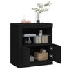 Senkki LED-valoilla musta 60,5x37x67 cm