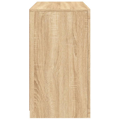Senkki LED-valoilla Sonoma-tammi 60,5x37x67 cm