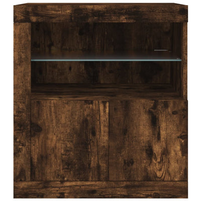 Senkki LED-valoilla savutammi 60,5x37x67 cm