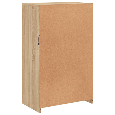 Sonoma-tammi sivukaappi led-valoilla Hurezeanu (puinen)