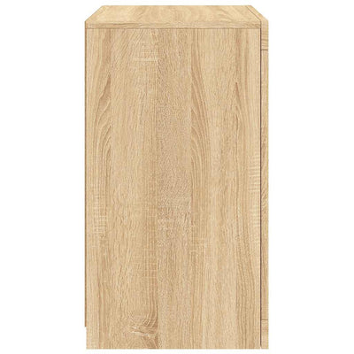 Sonoma-tammi sivukaappi Shelvie (led-valoilla, puinen)