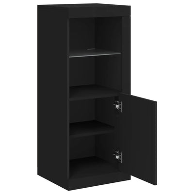 Senkki LED-valoilla musta 41x37x100 cm
