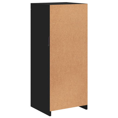 Senkki LED-valoilla musta 41x37x100 cm