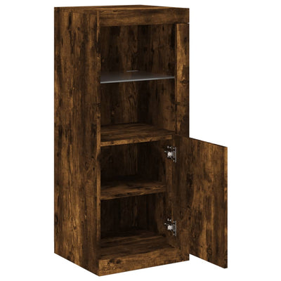 Savutammi senkki led-valoilla Borselim 41x37x100cm