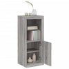 Senkki LED-valoilla harmaa Sonoma 41x37x100 cm
