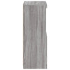 Senkki LED-valoilla harmaa Sonoma 41x37x100 cm
