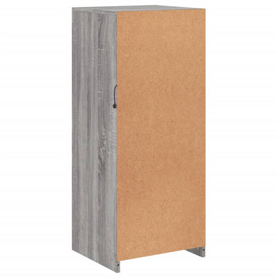 Senkki LED-valoilla harmaa Sonoma 41x37x100 cm