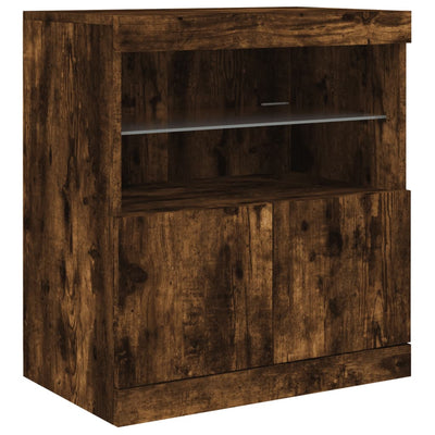 Senkki LED-valoilla savutammi 60x37x67 cm