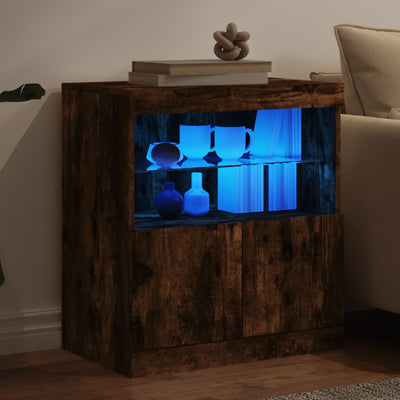 Senkki LED-valoilla savutammi 60x37x67 cm