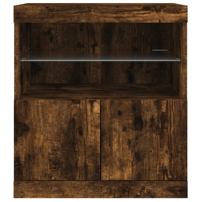Senkki LED-valoilla savutammi 60x37x67 cm