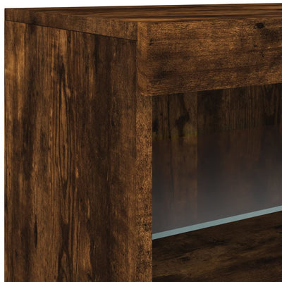 Senkki LED-valoilla savutammi 60x37x67 cm