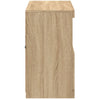 Senkki LED-valoilla Sonoma-tammi 81x37x67 cm