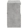 Senkki LED-valoilla betoninharmaa 81x37x67 cm