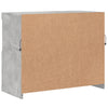 Senkki LED-valoilla betoninharmaa 81x37x67 cm