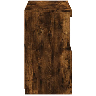 Senkki LED-valoilla savutammi 81x37x67 cm